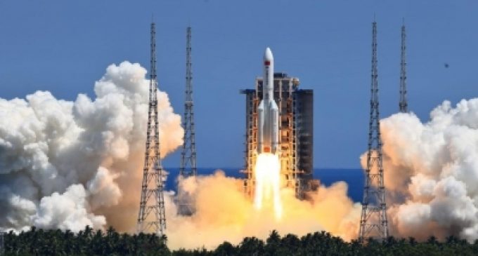 China’s uncontrolled 25-tonne rocket crashes down over Indian Ocean