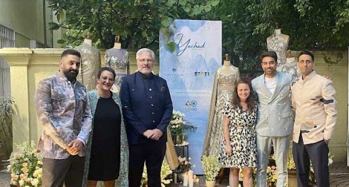Special collaboration between the Embassy of Israel and Indian designer Sahil Kochhar