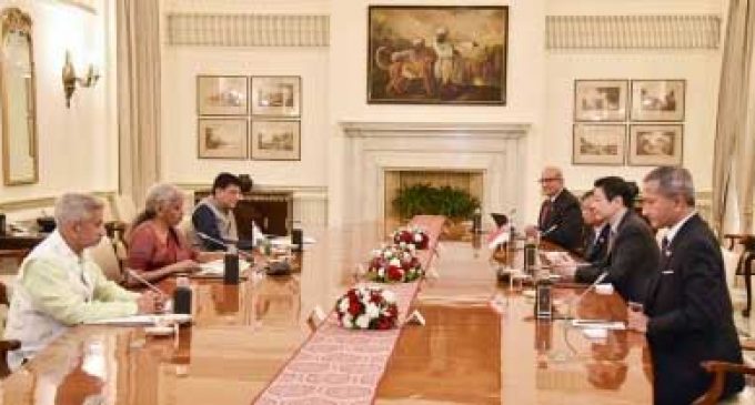 Sitharaman participates in roundtable conference with Singapore, discusses bilateral ties