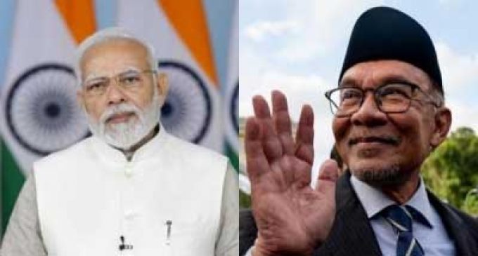 Modi congratulates Anwar Ibrahim on becoming new Malaysian PM