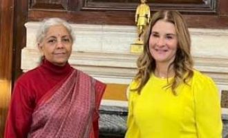 Melinda Gates meets Nirmala Sitharaman