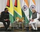 PM Modi holds bilateral discussions with Guyana’s President