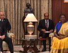 PRESIDENT OF INDIA HOSTS PRESIDENT OF EGYPT; APPRECIATES EGYPT’S LEADING ROLE IN PROMOTING PEACE, PROSPERITY AND STABILITY IN THE WEST ASIA REGION