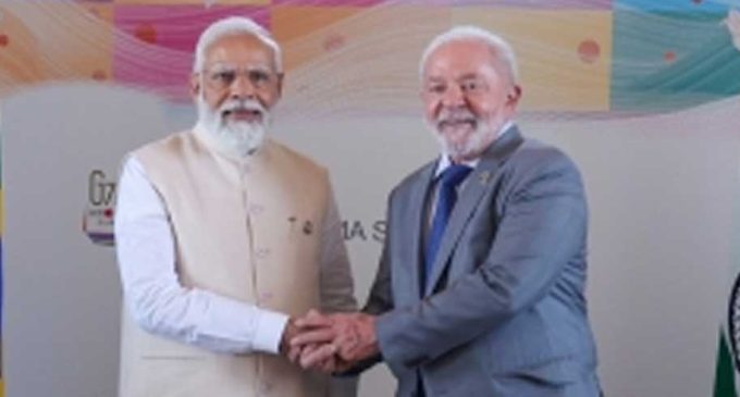 Modi meets Brazilian President Lula, discusses bilateral strategic partnership