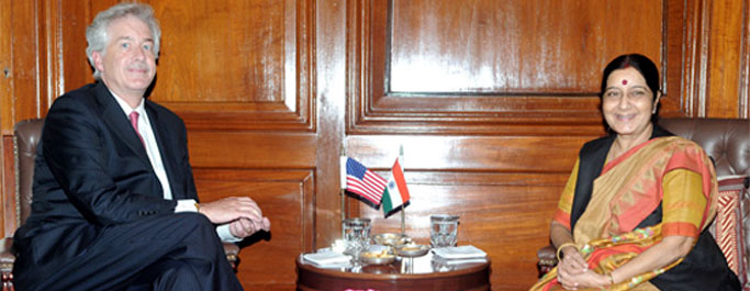 US Deputy Secretary of State William Burns meets Smt. Sushma Swaraj, External Affairs Minister