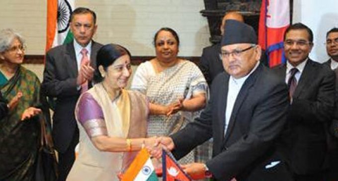 Nepal visit highly productive : Sushma Swaraj