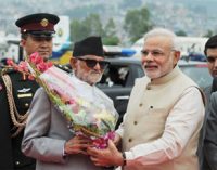India, Nepal hold talks after Modi’s grand welcome