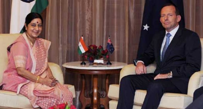 Australian PM thanks India for splendid welcome