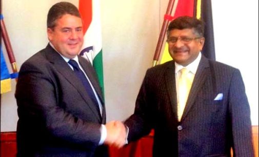 Ravi Shankar Prasad meets German vice chancellor