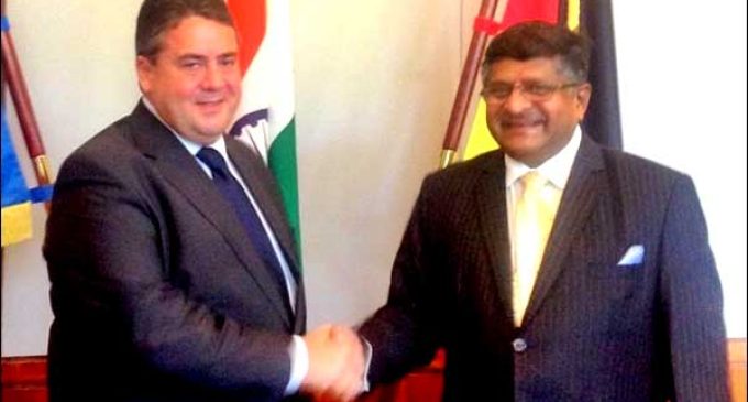 Ravi Shankar Prasad meets German vice chancellor