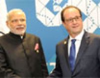 Need common strategy against global terror: Modi to Hollande