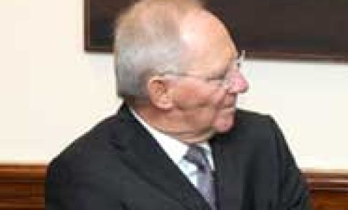 Finance Minister of Germany, Wolfgang Schauble calling on the Prime Minister Narendra Modi