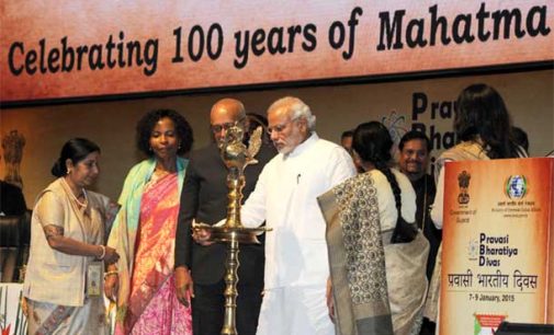 Indian Prime Minister Modi inaugurates 13th Pravasi Bharatiya Divas