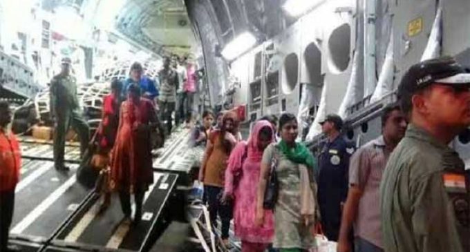 Yemen evacuation: Over 350 head home on two IAF flights