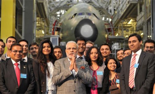 Modi in France : Airbus to hike Indian outsourcing to $2 bn