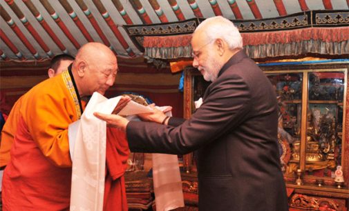 PM Modi visits Gandan Monastery in Mongolia, presents Bodhi sapling