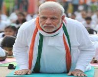 Yoga helps ‘confidently negotiate challenges’ : PM Modi