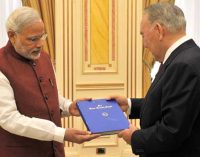 Modi gifts Nazarbayev books on religions born in India