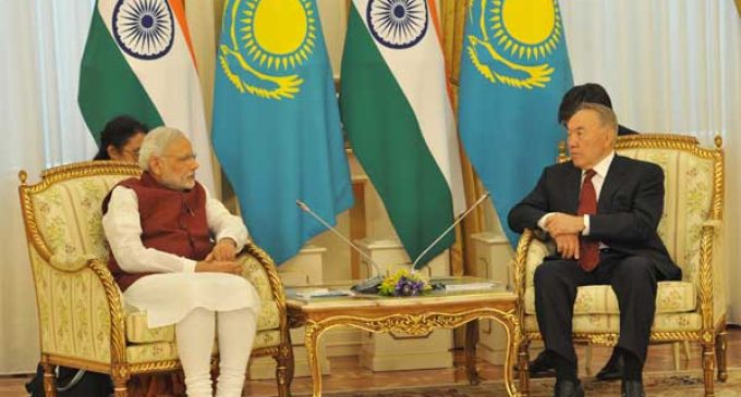 Modi holds talks with Kazakh president