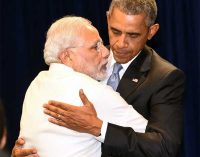 Prime Minister, Narendra Modi meeting the President of United States of America (USA), Barack Obama
