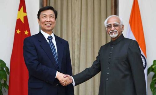 Vice President, Mohd. Hamid Ansari meeting the Vice President of the People’s Republic of China, Li Yuanchao, in New Delhi