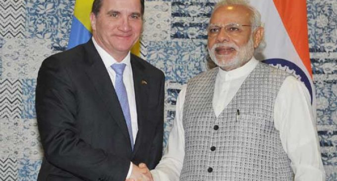 Sweden and India are partners in many fields: Swedish Prime Minister