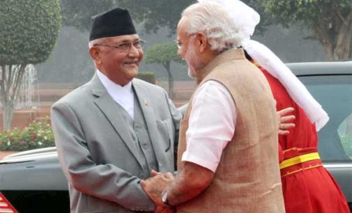 Modi meets Nepal PM