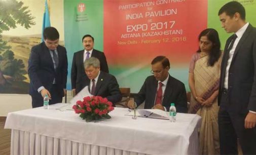 India signed the Agreement on the participation in the “EXPO-2017”