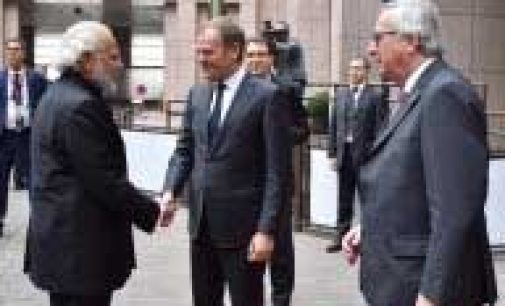 Modi meets European Council, European Commission presidents