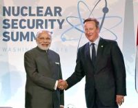 Modi, Cameron discuss bilateral ties