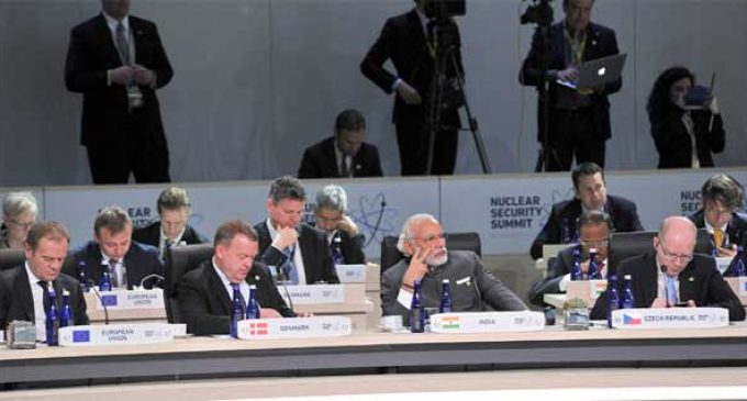 Prime Minister, Narendra Modi at the Opening Plenary of the Nuclear Security Summit 2016, in Washington
