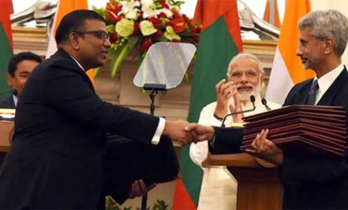Government of India and the Republic of Maldives Sign two Agreements