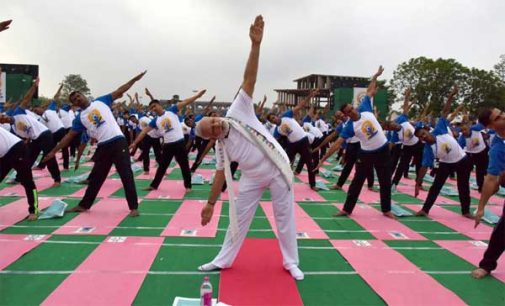 Yoga no religious activity, a global mass movement: Modi