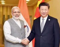 Prime Minister, Narendra Modi in a bilateral meeting with the President of the People’s Republic of China, Xi Jinping
