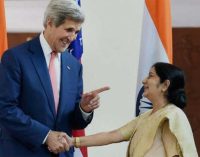 Sushma, Kerry to co-chair India-US dialogue