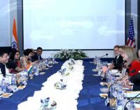 MoS for Power, Coal, New and Renewable Energy and Mines (IC), Piyush Goyal and the Deputy Secretary, Department of Energy, U.S., Elizabeth Sherwood-Randall
