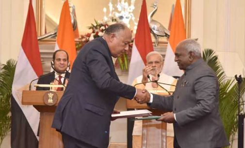 India, Egypt sign agreement on maritime transport