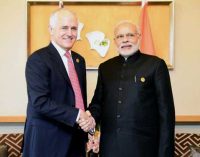 Prime Minister, Narendra Modi meeting the Prime Minister of Australia, Malcolm Turnbull, on the sidelines of G20 Summit 2016