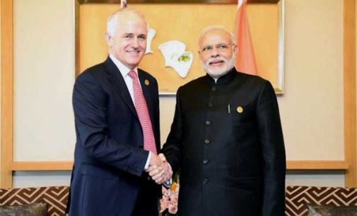 Prime Minister, Narendra Modi meeting the Prime Minister of Australia, Malcolm Turnbull, on the sidelines of G20 Summit 2016