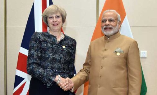 Modi meets Theresa May at G20 Summit