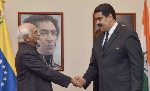 Ansari calls on Venezuelan President