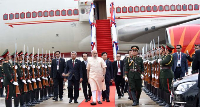 PM Modi in Laos to attend summits