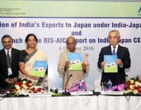 MoS for Commerce & Industry (IC), Nirmala Sitharaman releasing the RIS Study Report on on India-Japan CEPA,