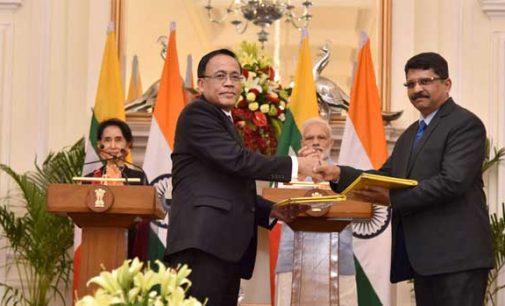 India, Myanmar sign three agreements
