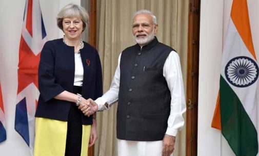 Modi meets British Prime Minister
