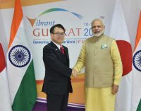 Japanese Industry Minister meets Modi