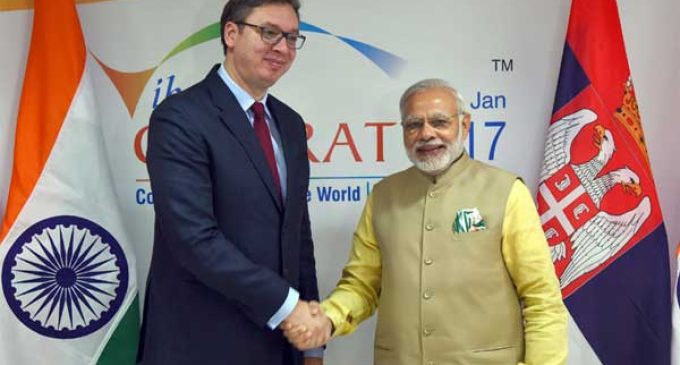 Modi seeks more trade between India and Serbia