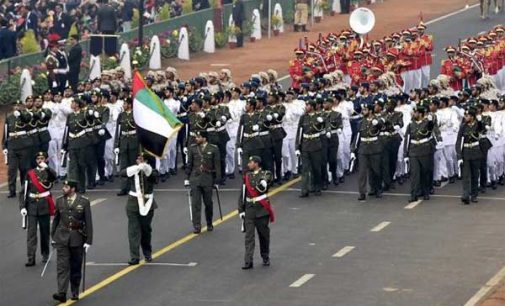 UAE military takes part in Republic Day parade