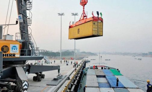 First cargo vessel from Kolkata arrives at Dhaka river port