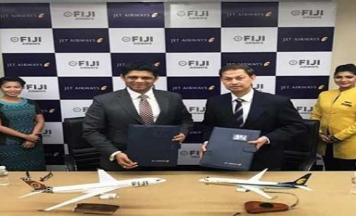 Jet Airways enters into codeshare partnership with Fiji Airways